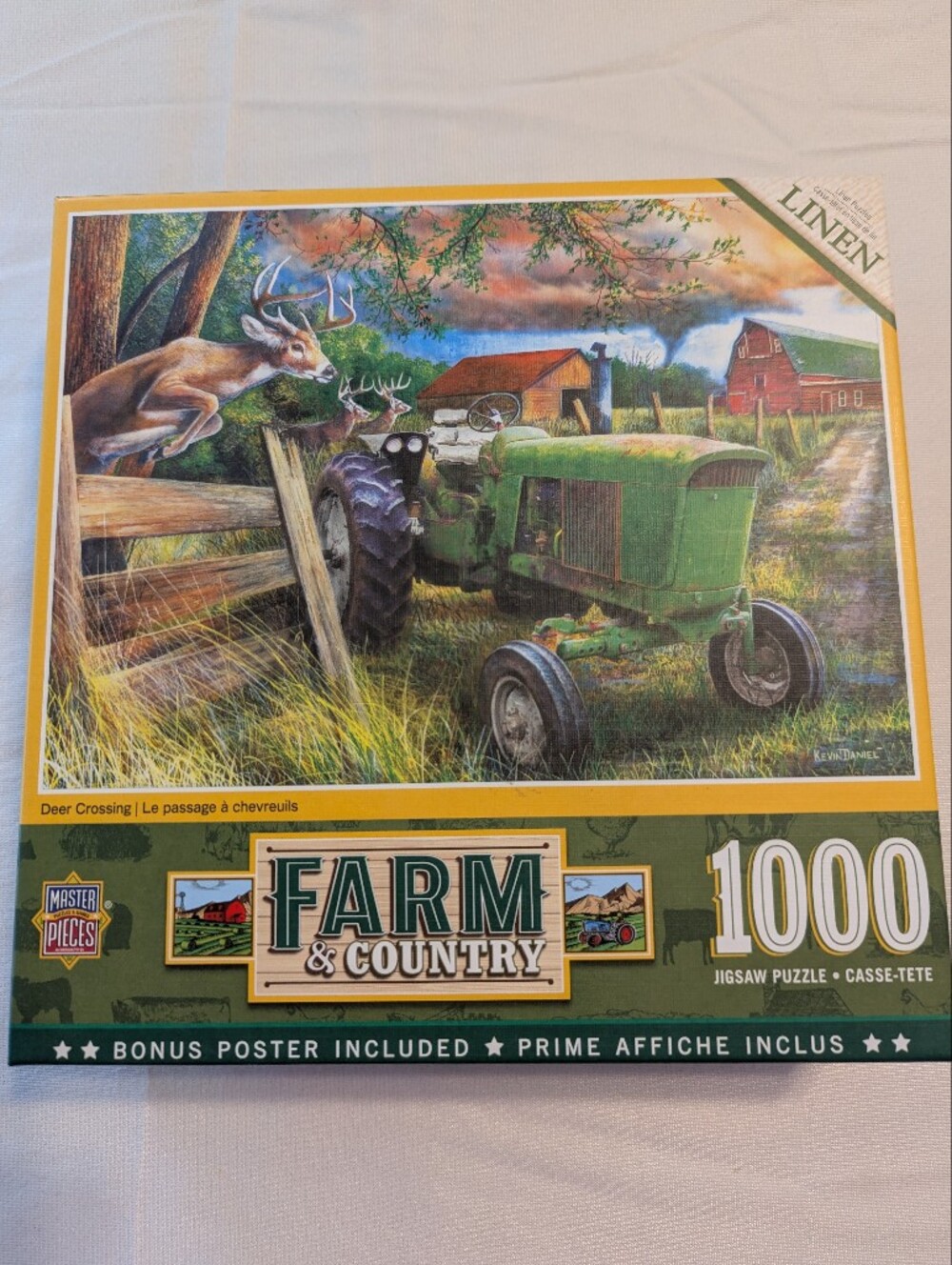 Deer Crossing Farm & Country 1000 Pc Jigsaw Puzzle By Master Pieces